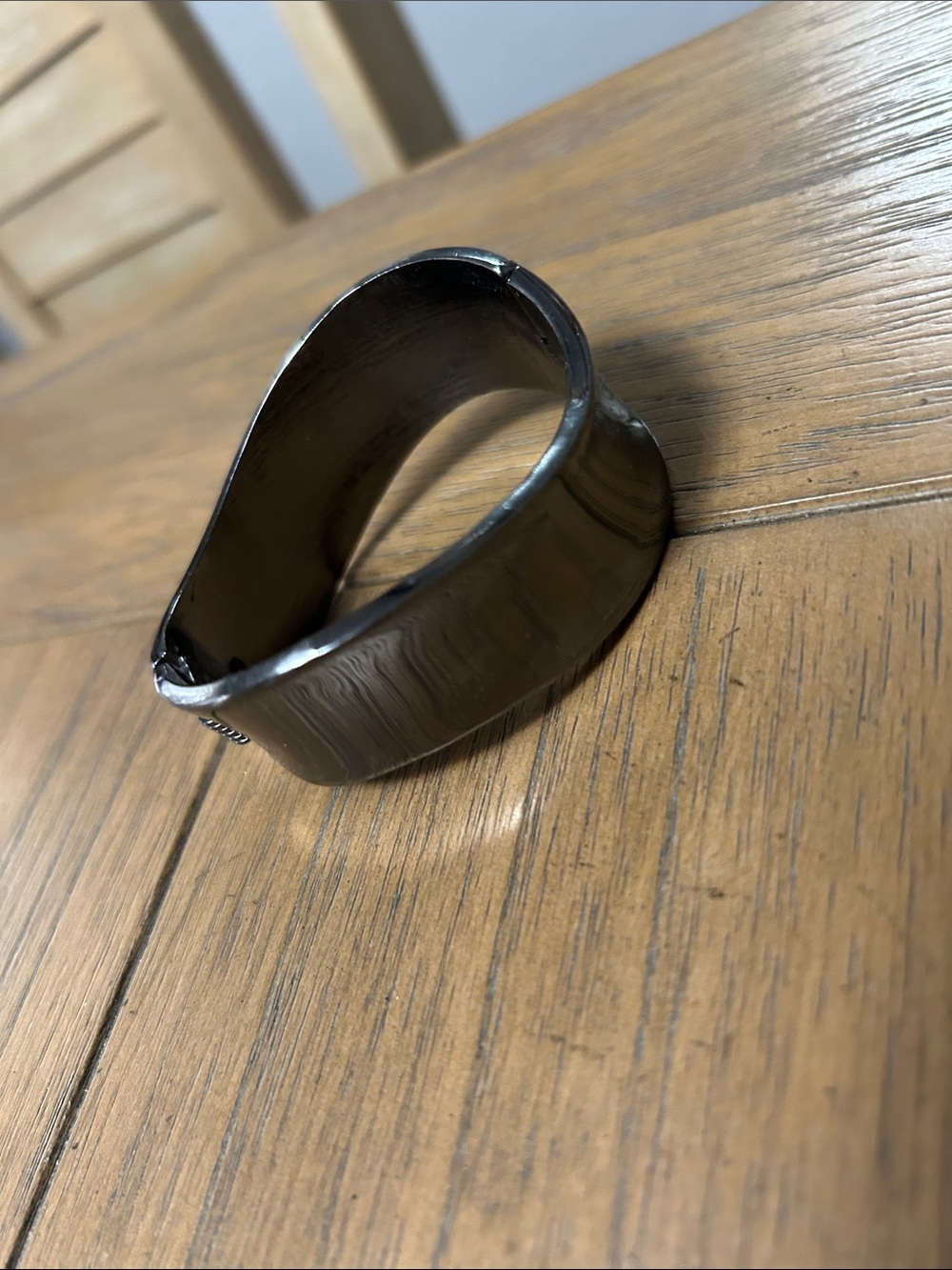 Gun Metal Cuff Bracelet
